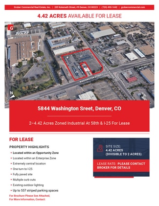 Denver, CO Commercial Land - 5844 Washington St Denver, CO Commercial Land - 5844 Washington St