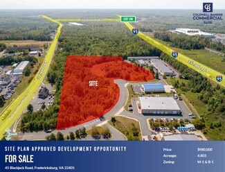 Fredericksburg, VA Commercial Land - 45 Blackjack Rd Fredericksburg, VA Commercial Land - 45 Blackjack Rd