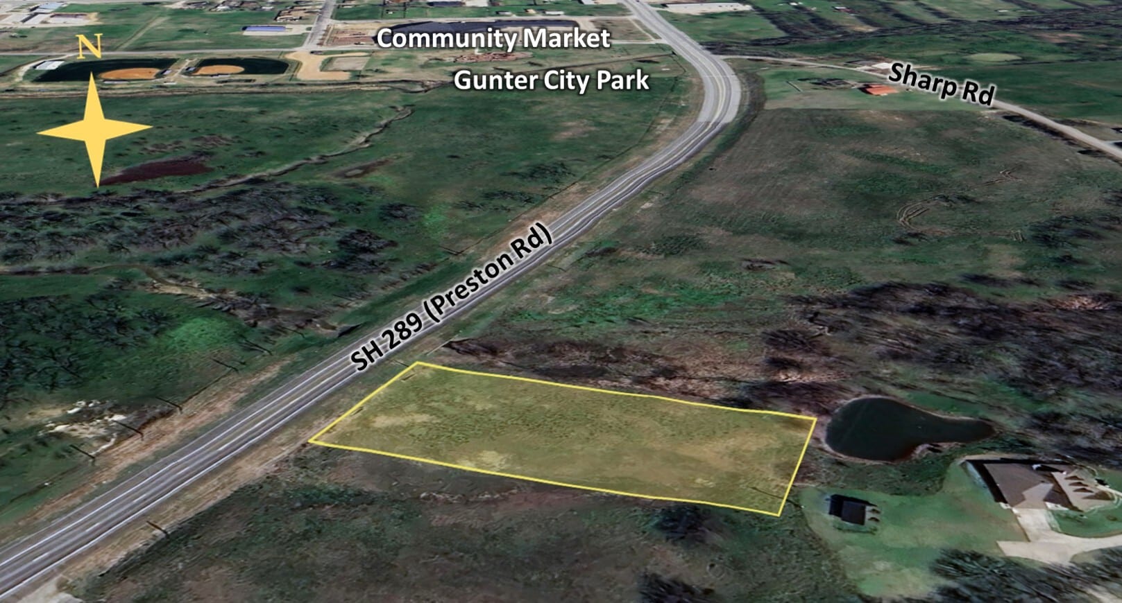 Preston Rd., Gunter, TX for Sale