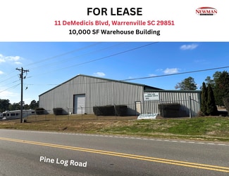 Warrenville, SC Industrial - 11 Demedicis Blvd Warrenville, SC Industrial - 11 Demedicis Blvd