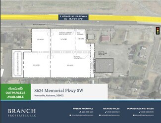 Huntsville, AL Commercial Land - 8624 Memorial Pkwy SW
