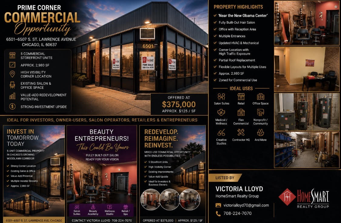 6507 1/2 S Saint Lawrence Ave, Chicago, IL for Sale
