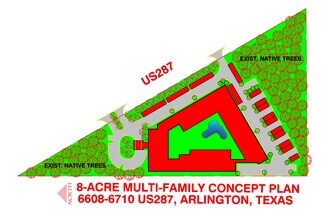 Arlington, TX Commercial Land - 6608-6710 US 287 Frontage Rd
