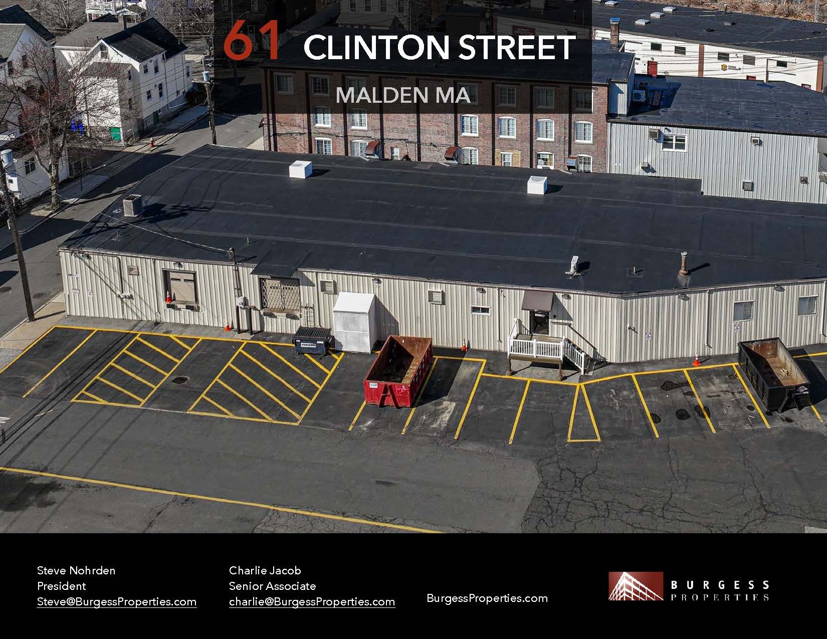 61 Clinton St, Malden, MA for Rent