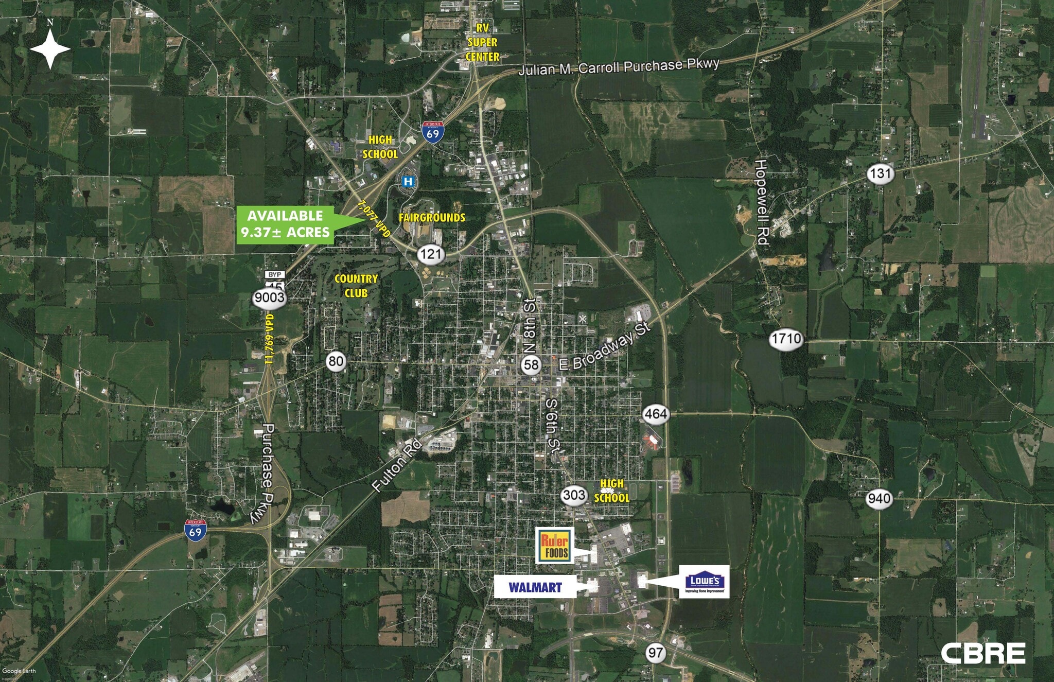 Hwy 121 121, Mayfield, KY for Sale