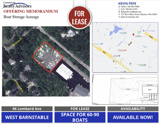 West Barnstable, MA Commercial Land - 96 Lombard Ave