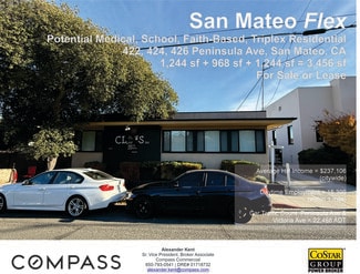 San Mateo, CA Retail - 422-426 Peninsula Ave San Mateo, CA Retail - 422-426 Peninsula Ave