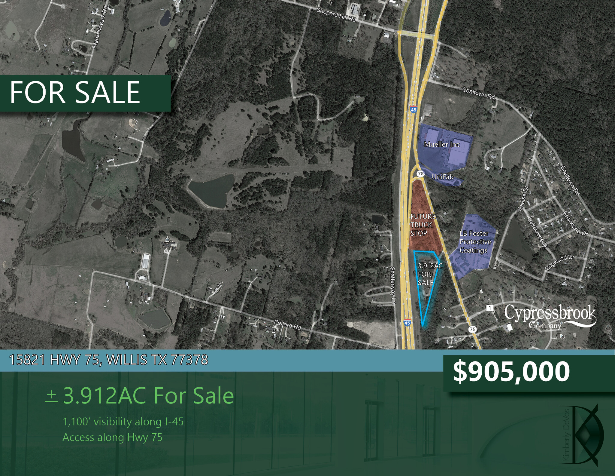 15821 Tx-75, Willis, TX for Sale