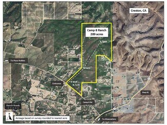 Paso Robles, CA Agricultural Land - Camp 8 Road Paso Robles, CA Agricultural Land - Camp 8 Road