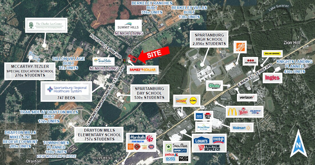 1841 Cannons Campground Rd, Spartanburg, SC for Sale