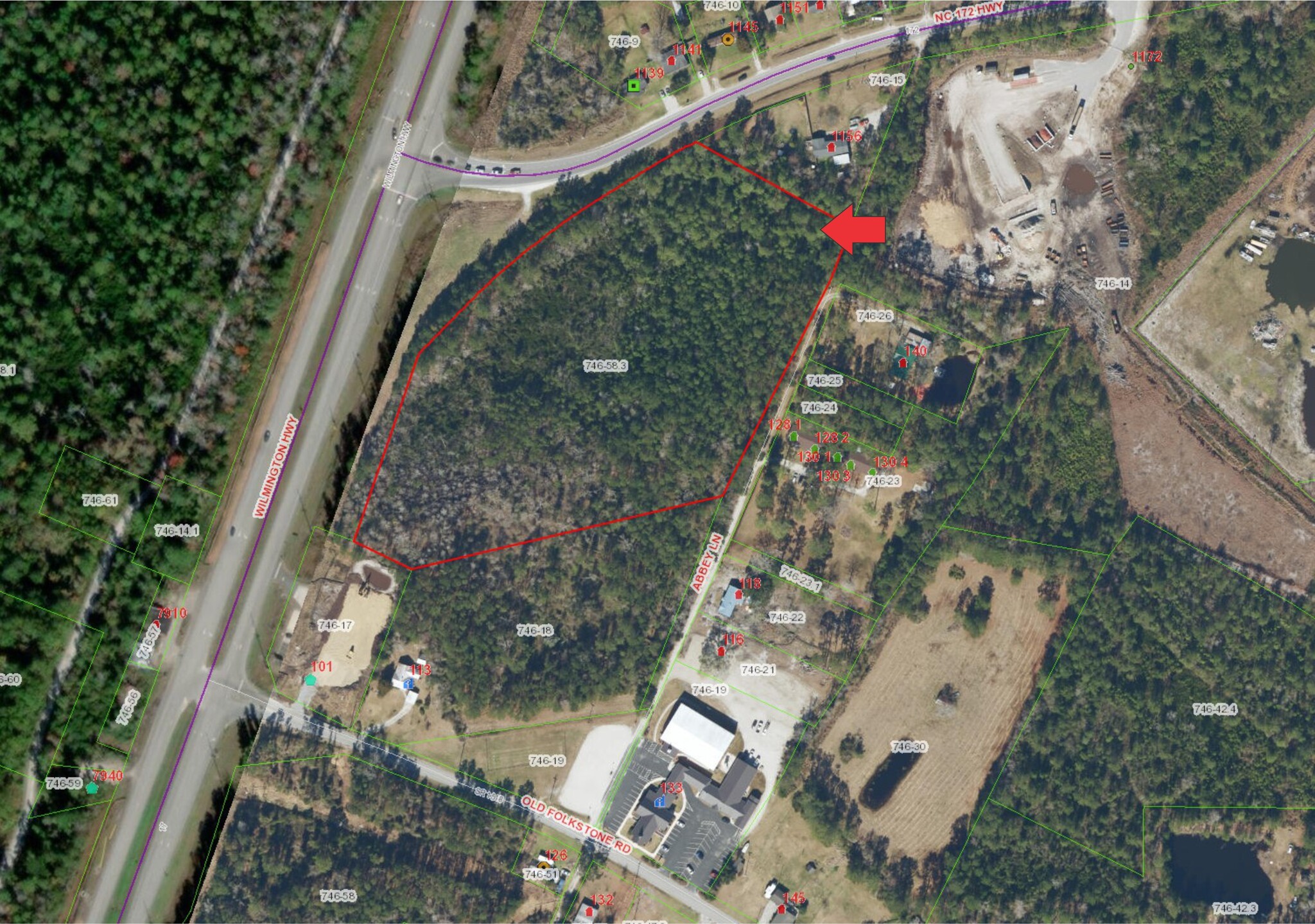 US 17 & NC 172 Wilmington Hwy, Holly Ridge, NC for Sale