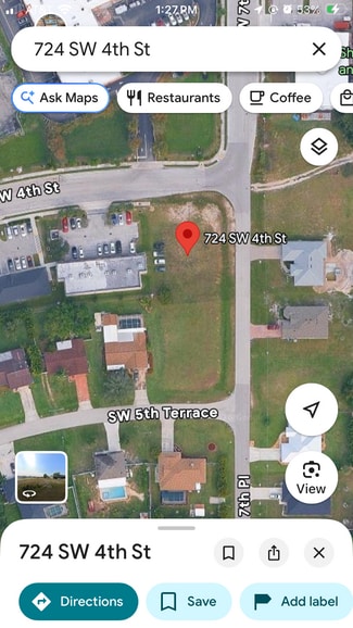 Cape Coral, FL Commercial Land - SW 724 SW 4th St Cape Coral, FL Commercial Land - SW 724 SW 4th St
