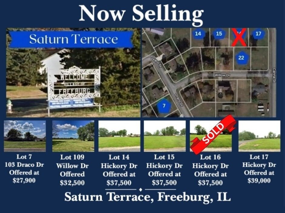 Saturn Terrace Subdivision Dr @ Lake Drive, Freeburg, IL for Sale