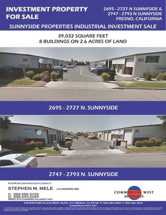 Fresno, CA Warehouse - 2747 N Sunnyside Ave