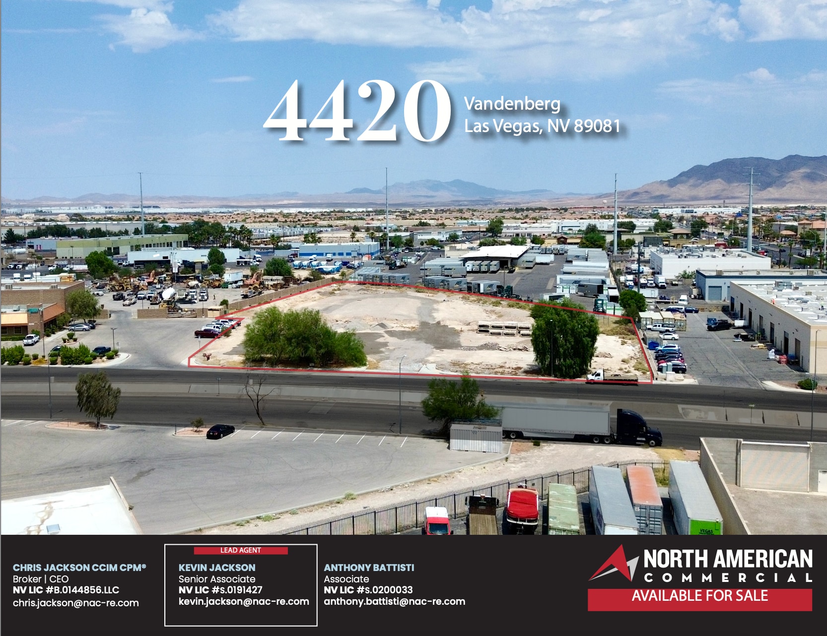 NE Vandenberg Dr & Craig Rd, North Las Vegas, NV for Sale