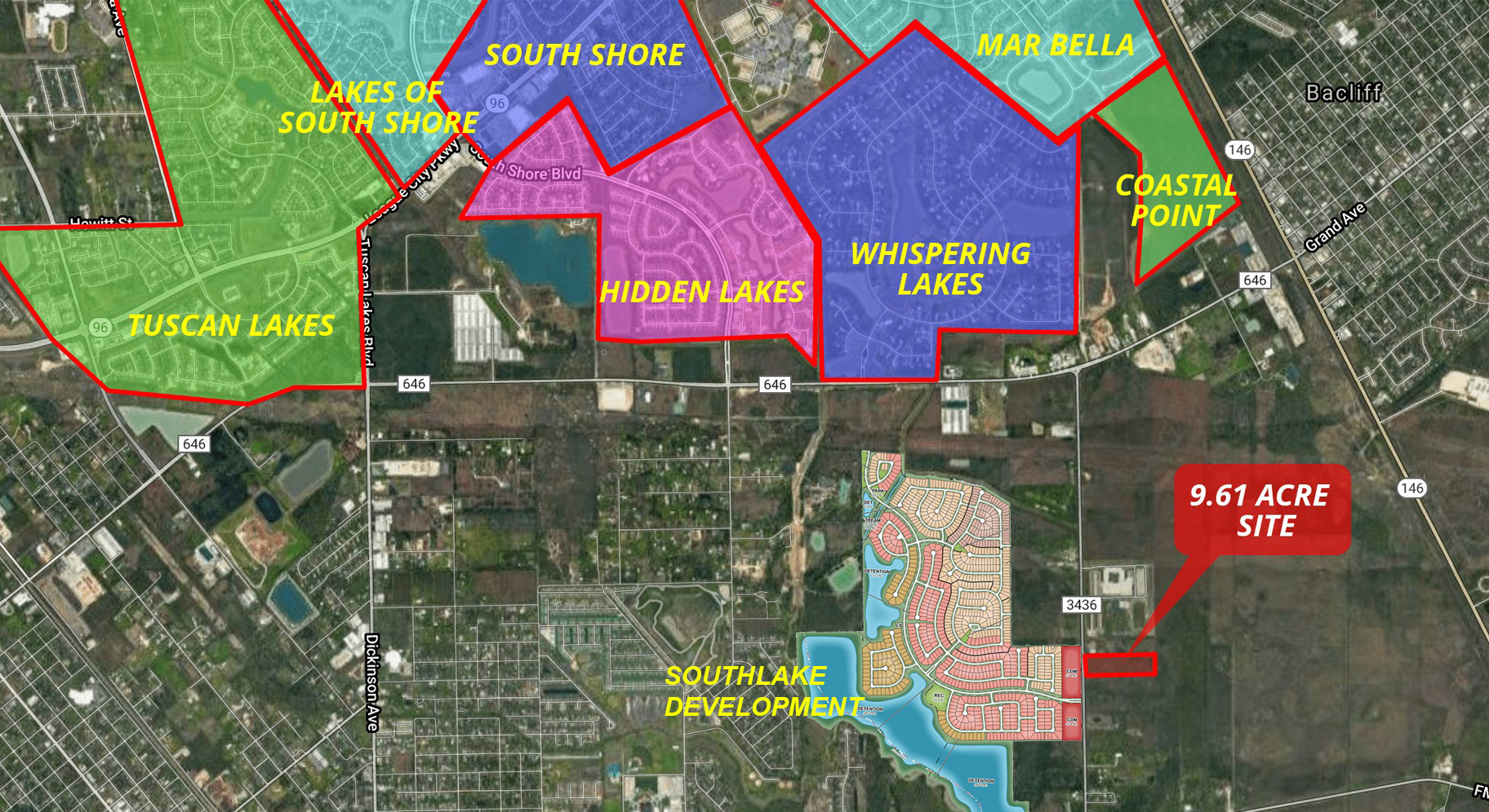 FM 3436, Dickinson, TX for Sale