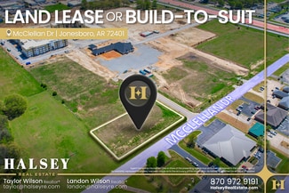 Jonesboro, AR Commercial Land - McClellan Dr