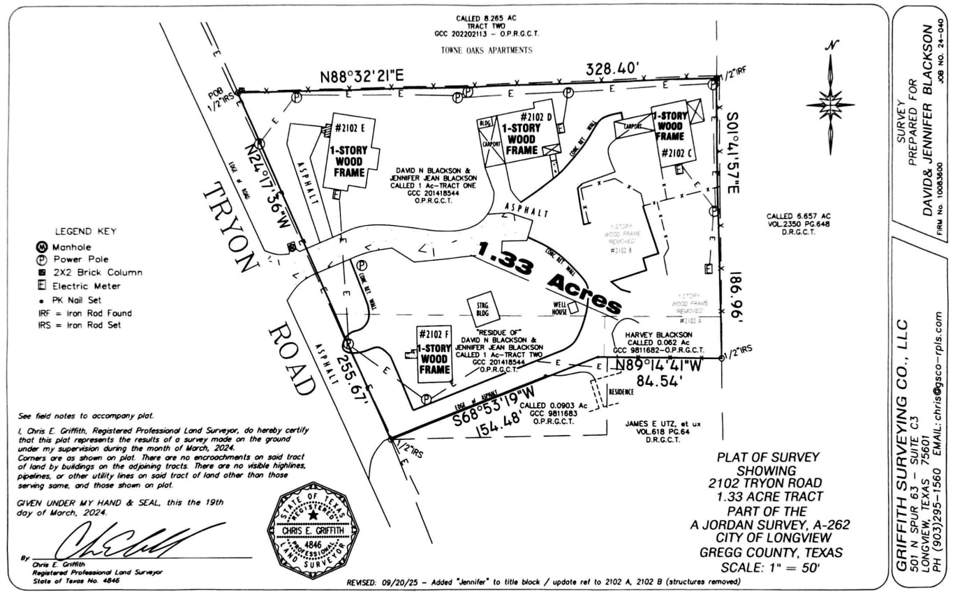 2102 Tryon Rd, Longview, TX for Sale