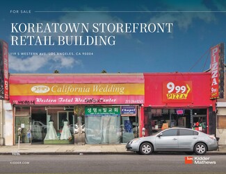 Los Angeles, CA Storefront Retail/Residential - 119-123 S Western Ave