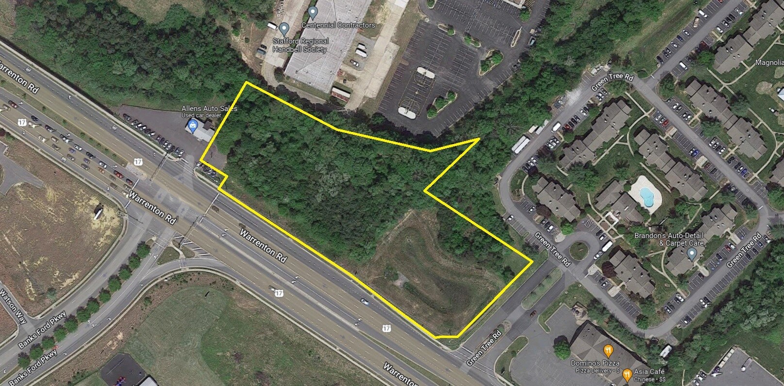 Warrenton 1 Green Tree Rd. Fredericksburg, VA 22406 Land Property