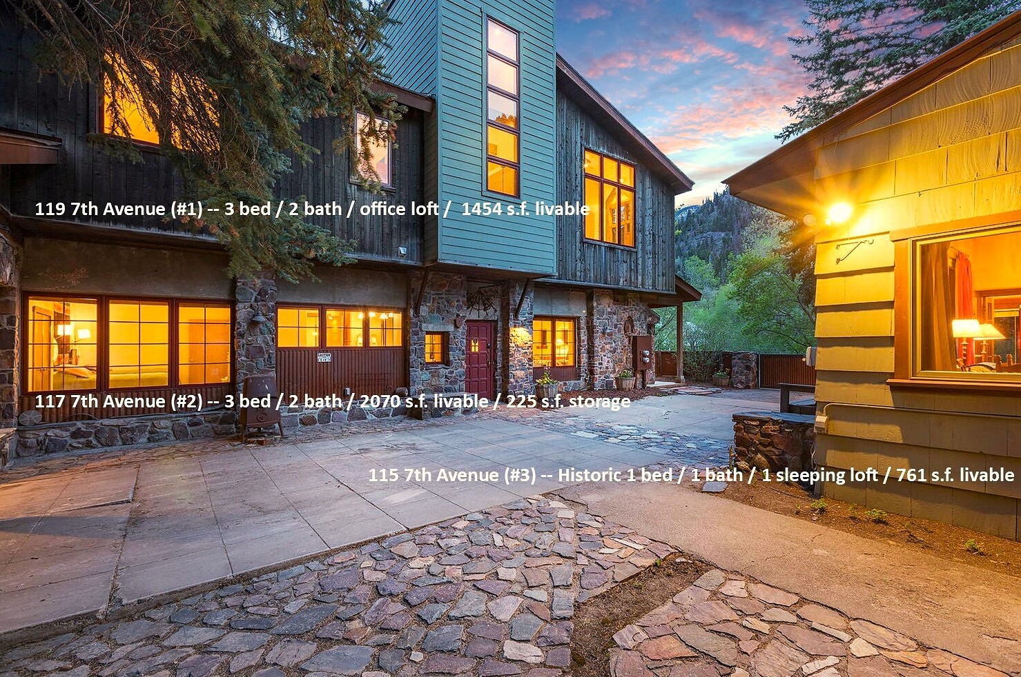 115 / 117 / 119 7th Ave, Ouray, CO for Sale