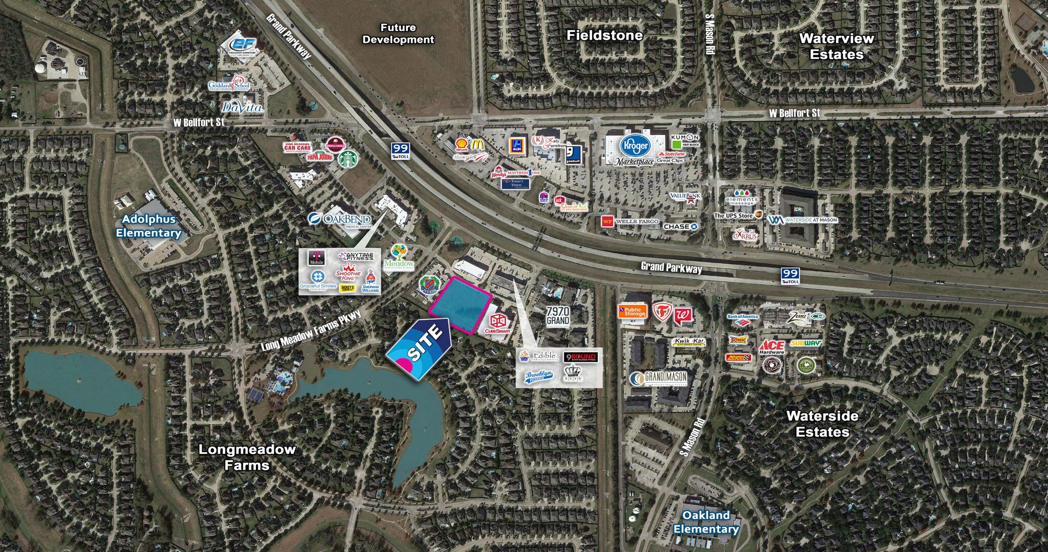 Grand Parkway & Long Meadow Farms Pky, Richmond, TX for Sale