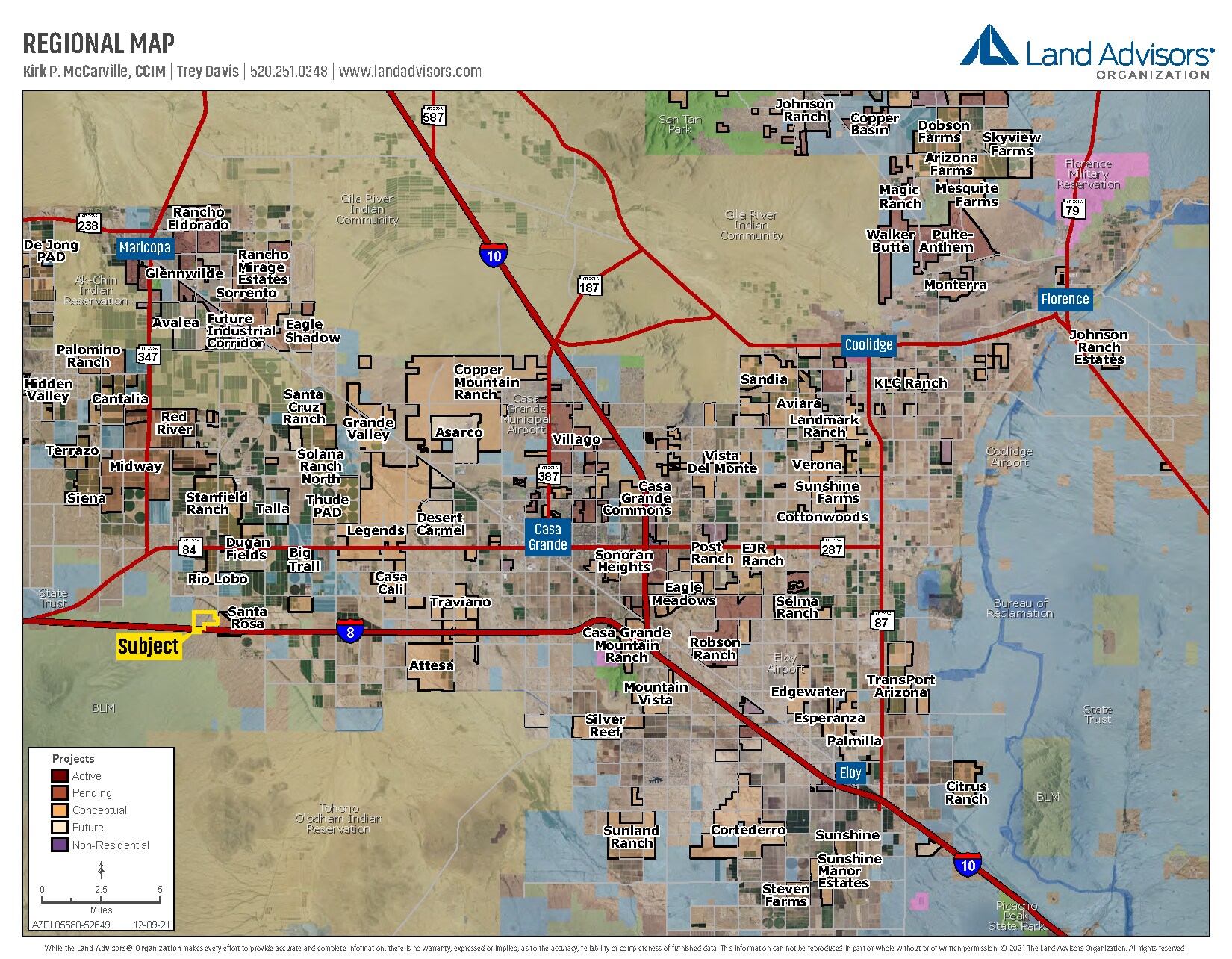 I-8 & White and Parker Road, Stanfield, AZ for Sale