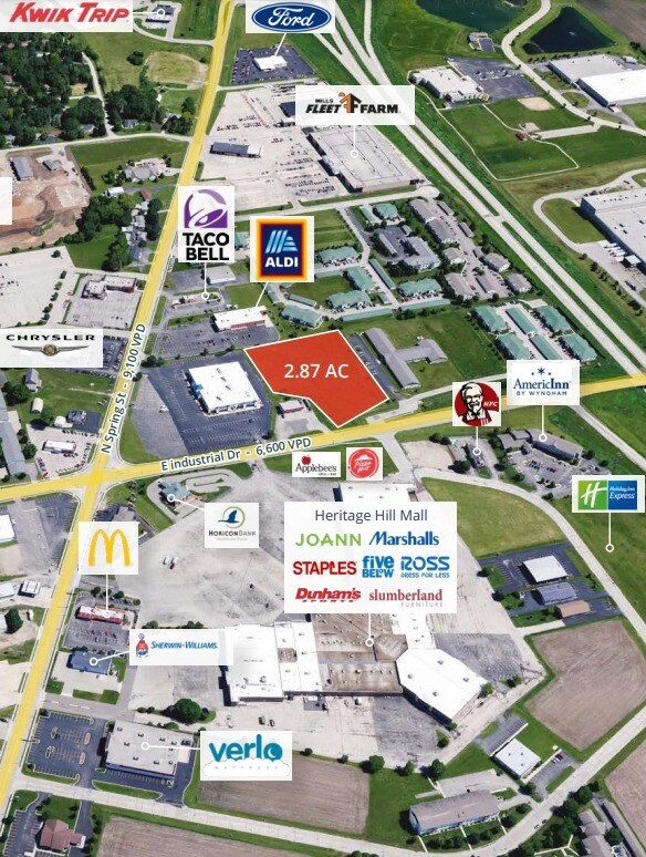 118 E Industrial Dr Beaver Dam, WI 53916 Land Property for Sale on