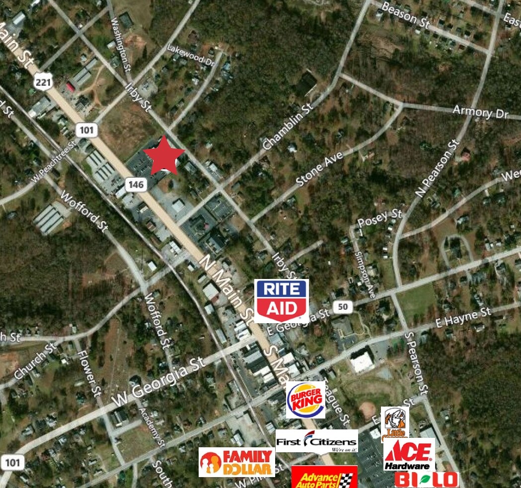 339351 N Main St Woodruff, SC 29388 Retail Property for Lease on