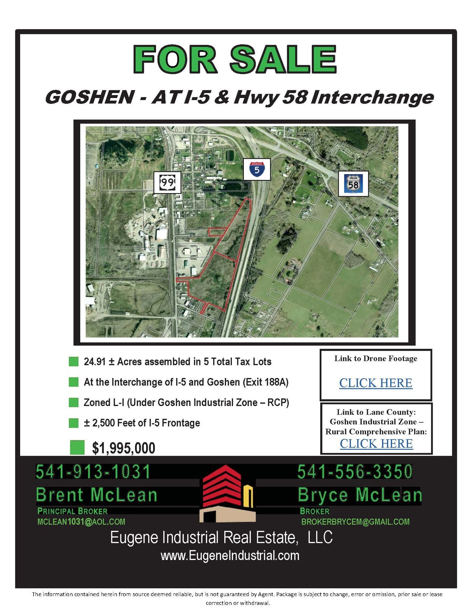 Lane County Property Lines 85665 Or-99 Eugene, Or 97405 - Land Property For Sale On Showcase.com