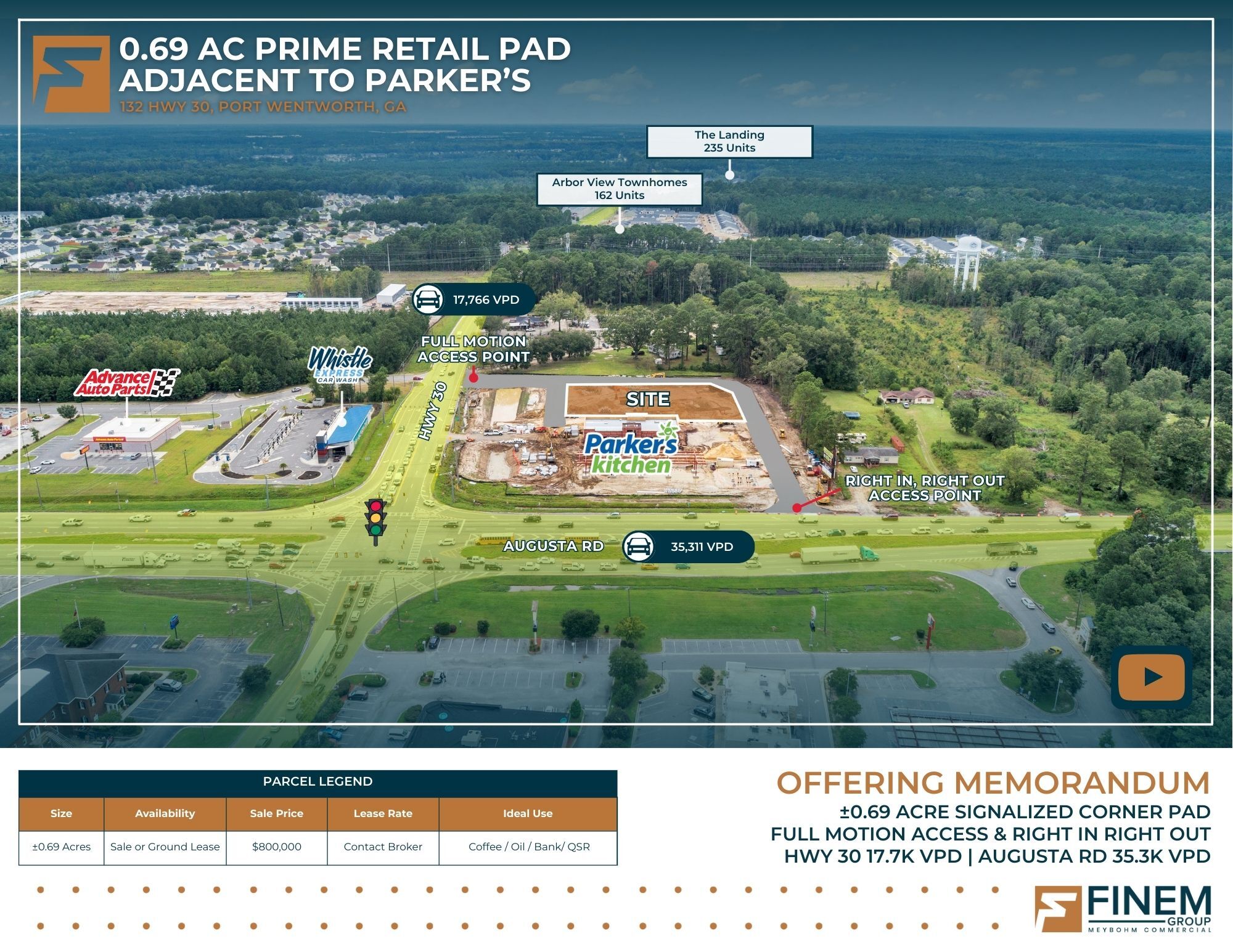 132 GA-30, Port Wentworth, GA for Sale