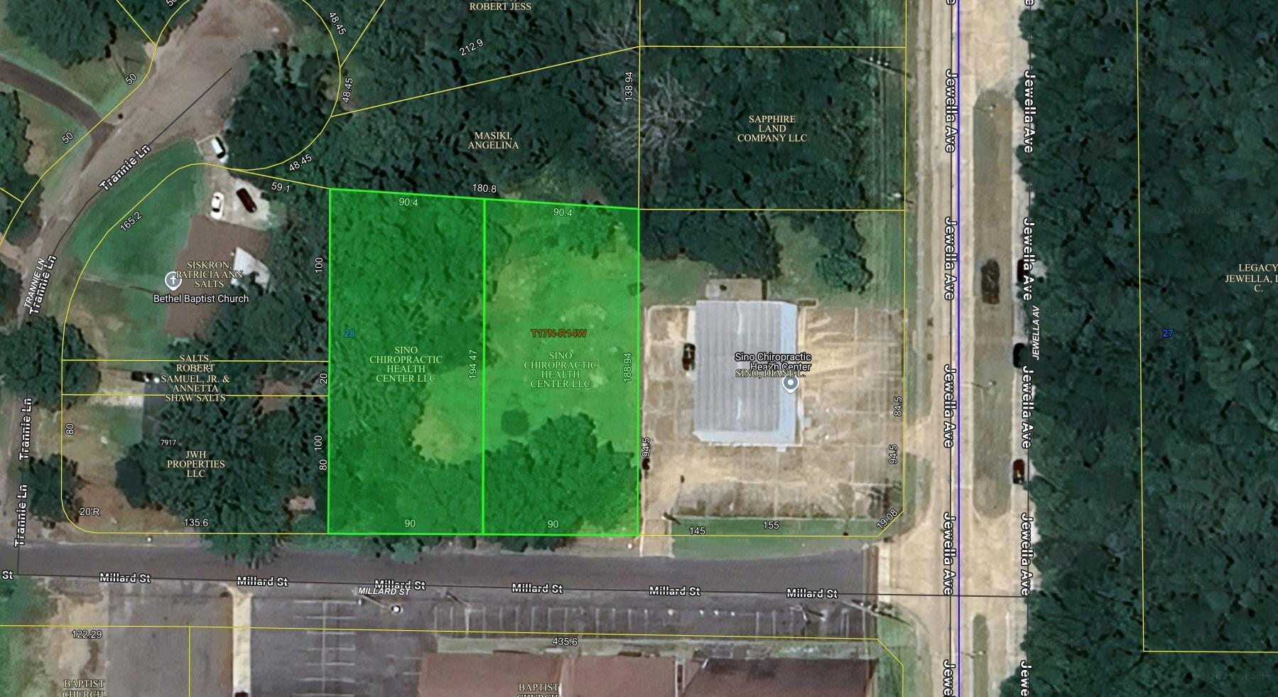 Lots 15 & 16 Millard Street, Shreveport, LA for Sale