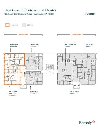 Fayetteville, GA Office/Medical, Medical - 1260 Highway 54 W