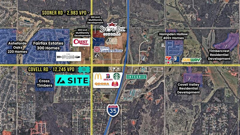 SWC Sooner & Covell, Edmond, OK for Rent