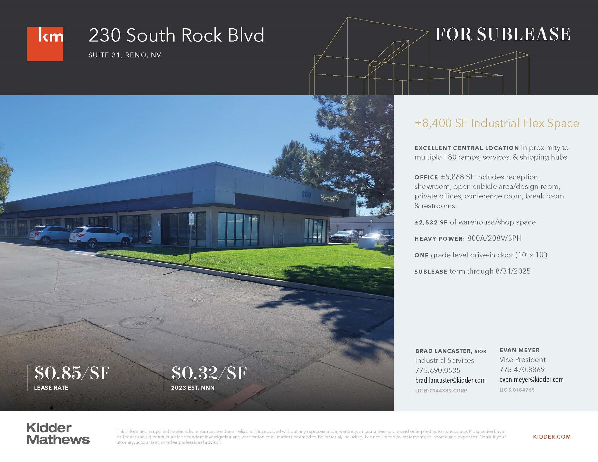 230 S Rock Blvd, Reno, NV for Rent