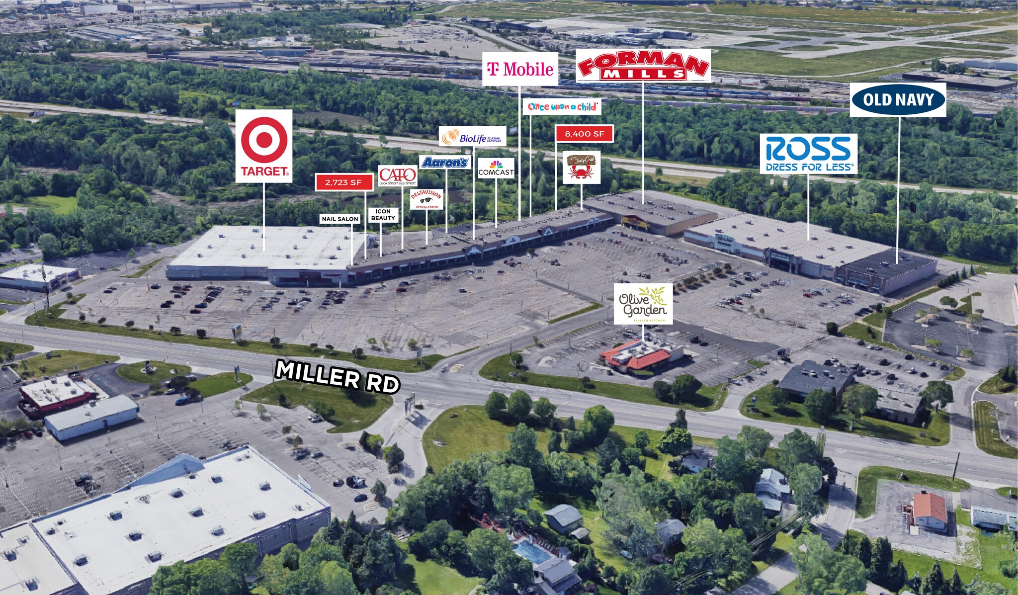 3527-3593 Miller Rd, Flint, MI for Rent