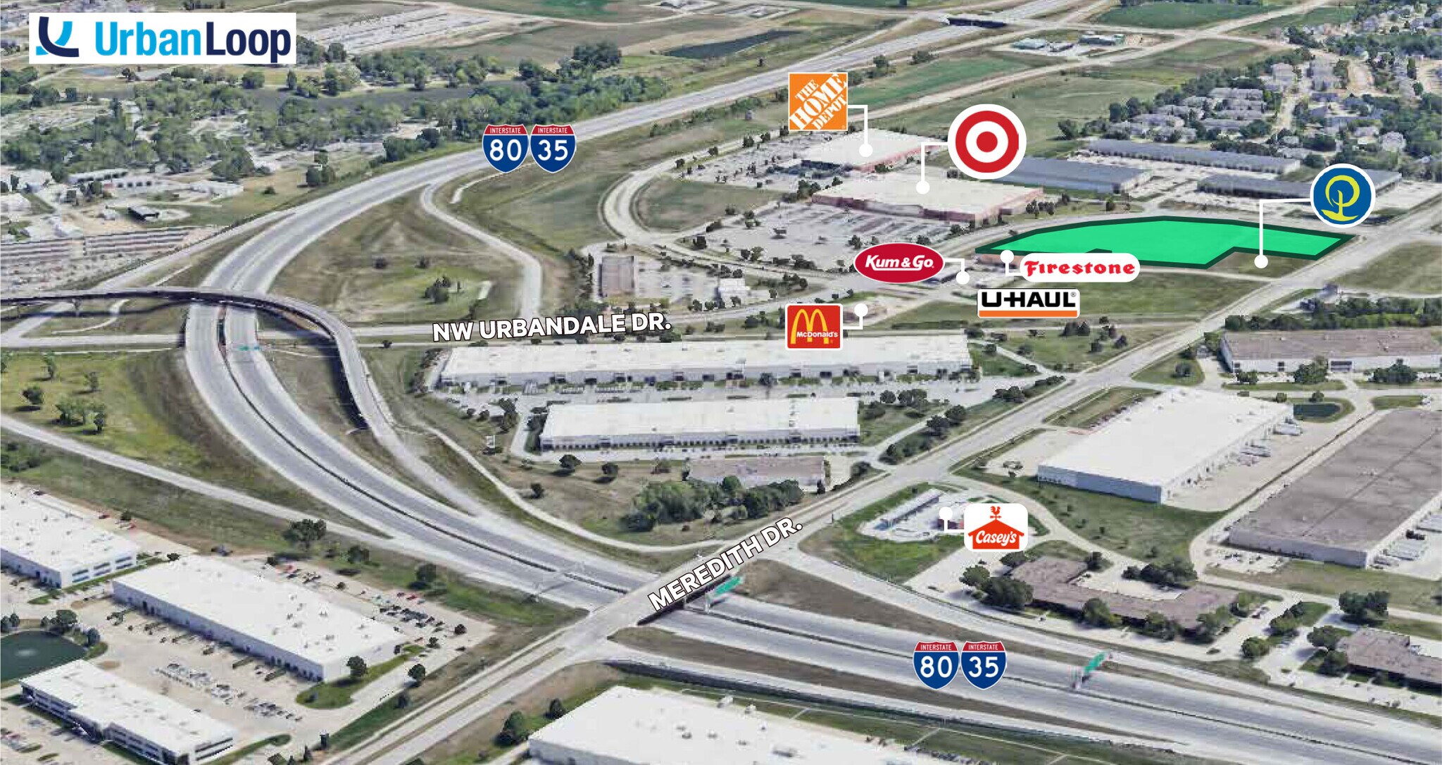 I-35/80 @ Highway 141, Urbandale, IA for Rent