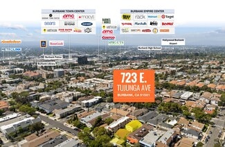 Burbank, CA Apartments - 723 E Tujunga Ave