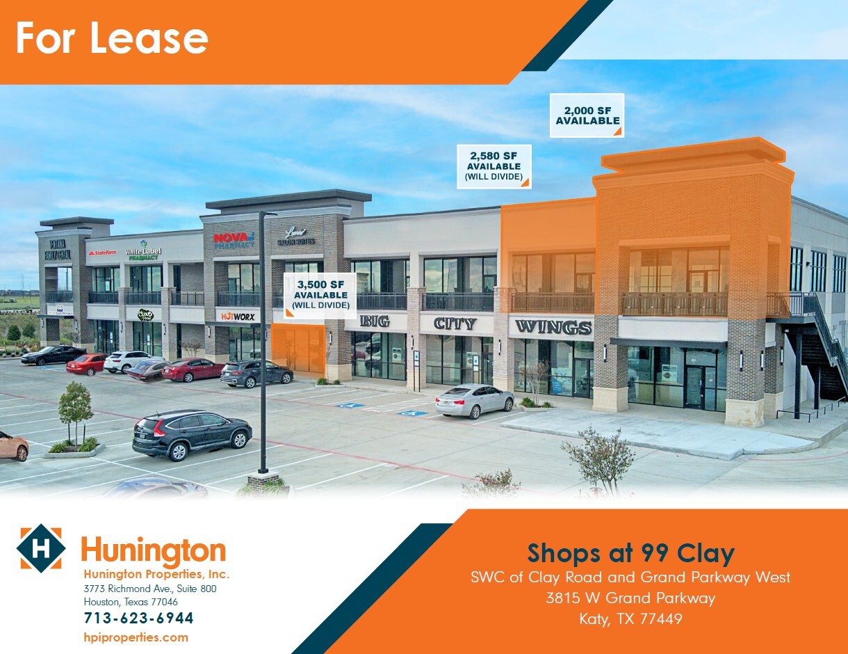 Swc Of Clay Rd & Grand Pkwy West, Katy, TX for Rent