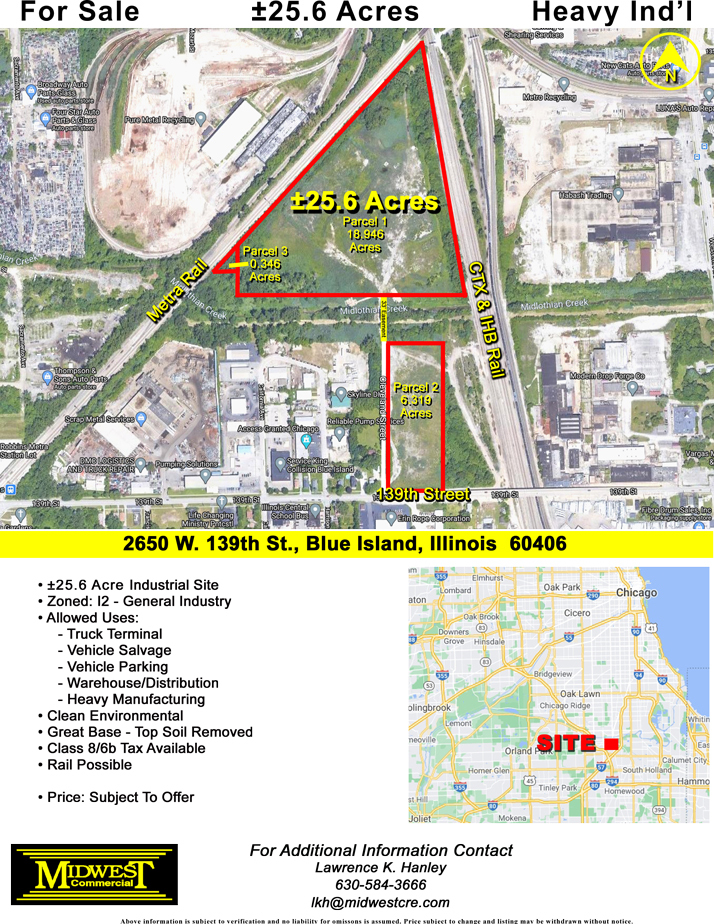 2650 W 139th St, Blue Island, IL for Sale