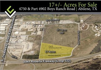 Abilene, TX Industrial Land - 4750 Boys Ranch Rd