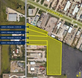 Corpus Christi, TX Industrial Land - 1226 - 1250 South Minerals Rd