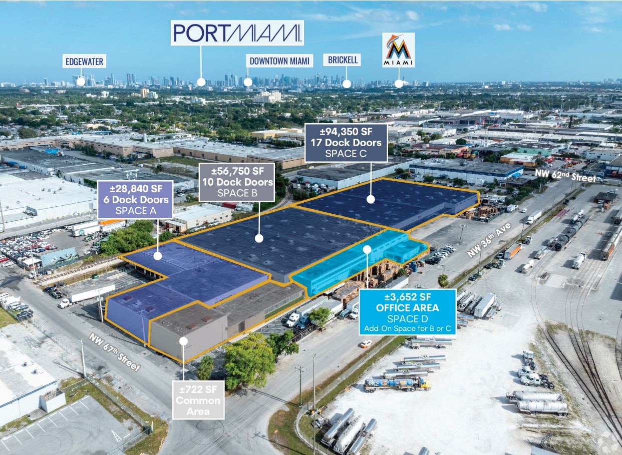 6695-6699 NW 36th Ave, Miami, FL for Rent