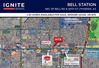 Phoenix, AZ Commercial Land - NEC Bell Rd @ 30th St. Phoenix, AZ Commercial Land - NEC Bell Rd @ 30th St.