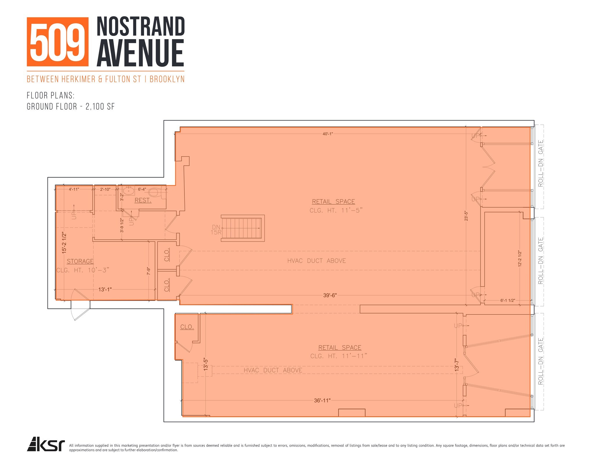 509 Nostrand Ave, Brooklyn, NY for Rent