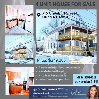 Utica, NY Multi-Family - 715 Chestnut St