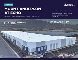 Reno, NV Industrial - 14003 Mount Anderson St Reno, NV Industrial - 14003 Mount Anderson St