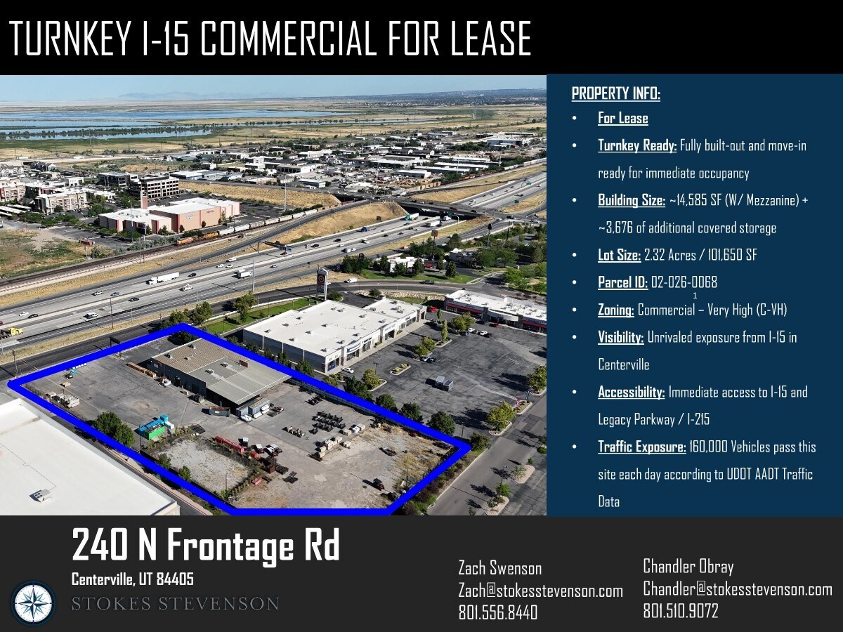 240 N Frontage Rd, Centerville, UT for Rent