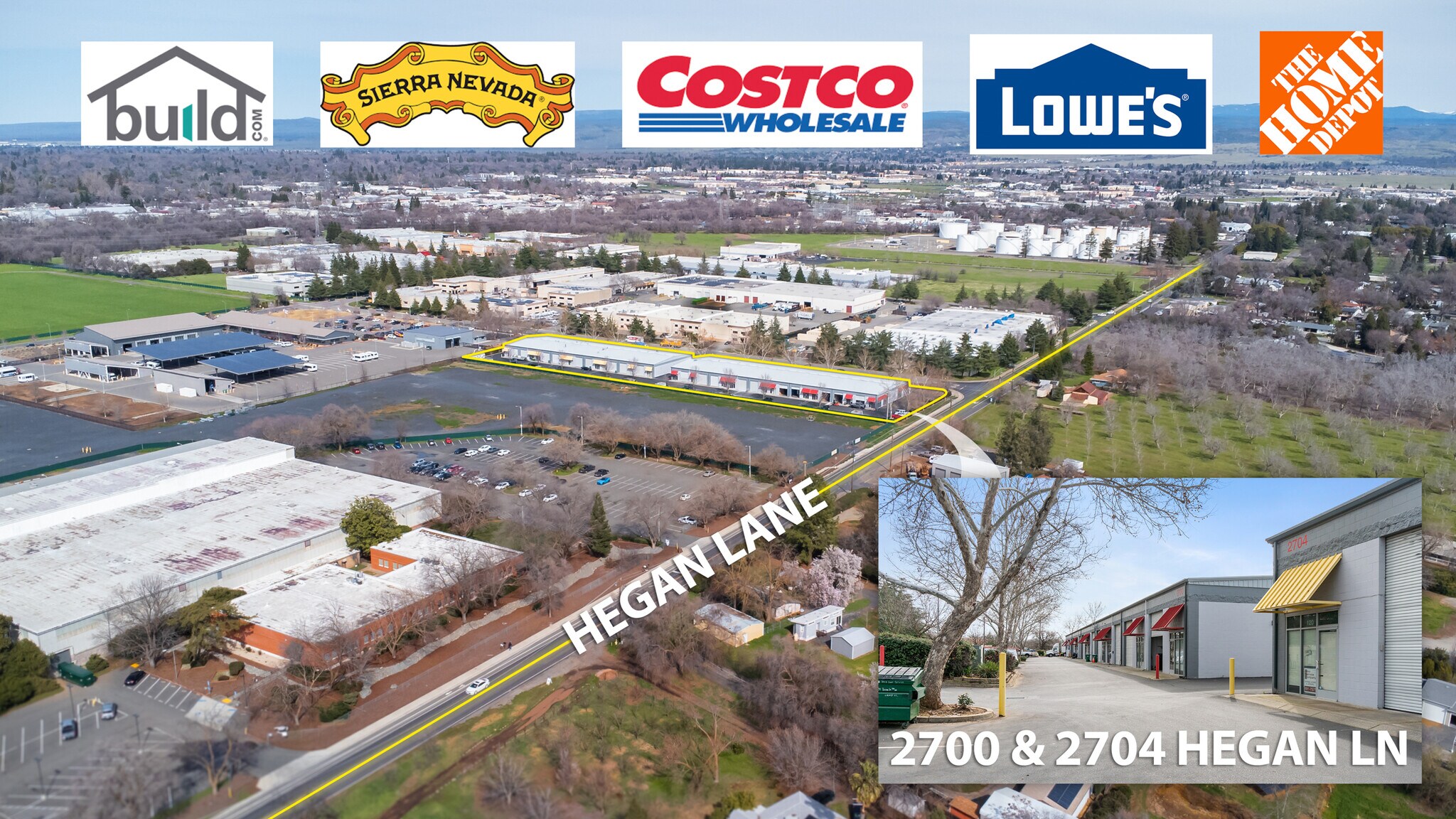 2700 Hegan Ln Chico, CA 95928 Industrial Property for Lease on