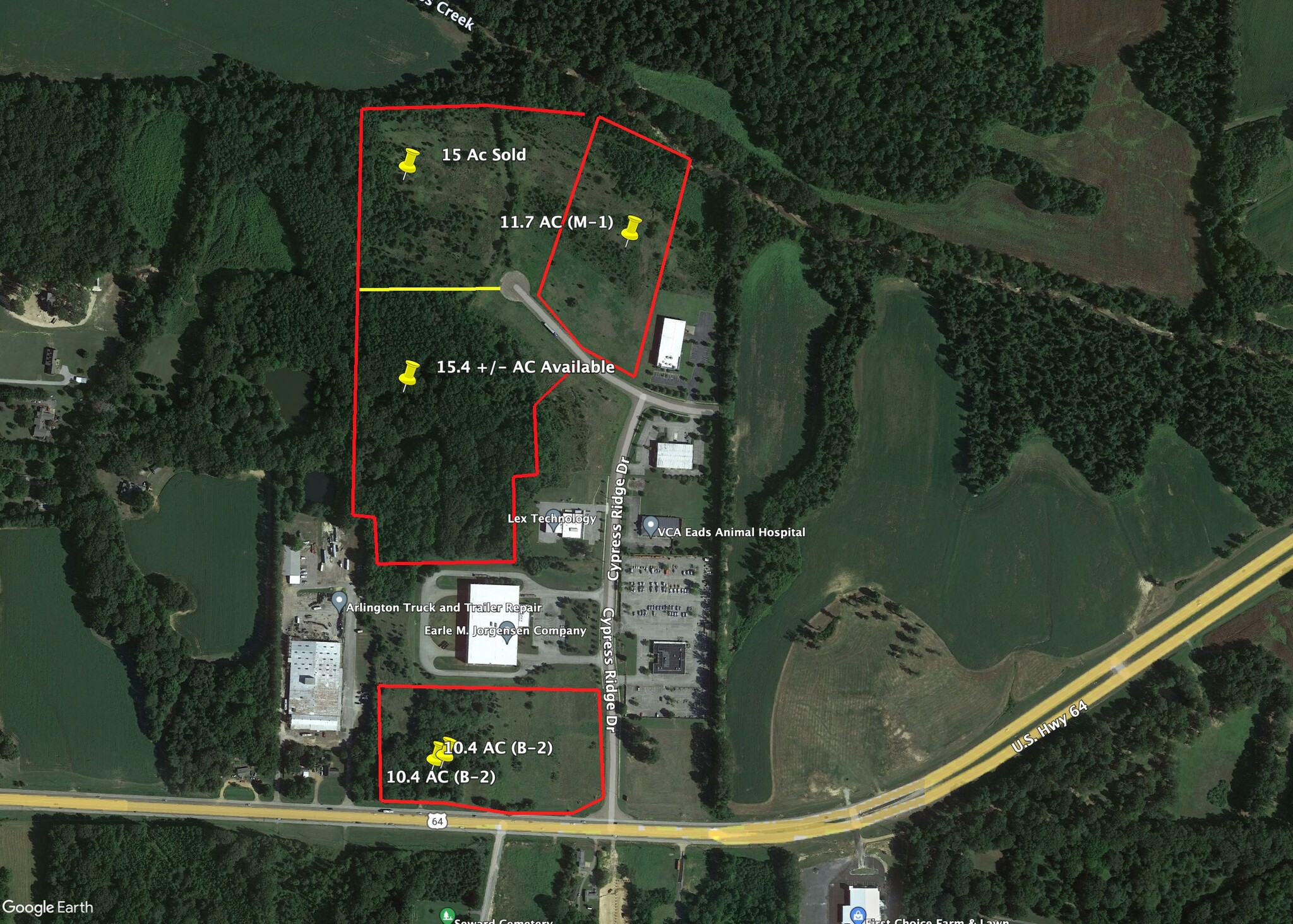 Highway 64, Eads, TN for Sale